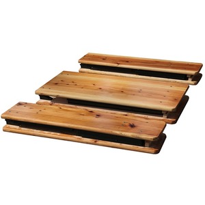 3 Piece Folding Beer Table Set - Natural by BIRCHTREE