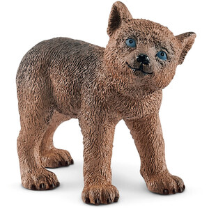 SCHLEICH Wild Life Mother Wolf with Pups Toy Figures Set - White by SCHLEICH