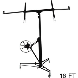 16Ft Drywall Lifter with Rolling Casters Panel Hoist by Livingandhome