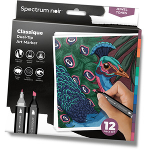 Spectrum Noir Classique 12 Pack - Jewel Tones by Spectrum Noir