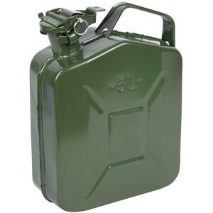 Steel Jerry Can with Spout - 5L - Green by Pro User