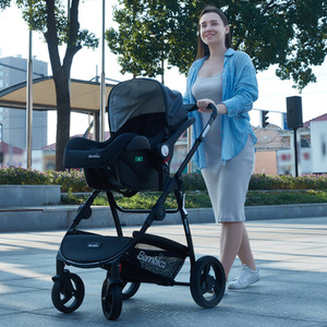 3 in 1 Deluxe Pushchair Stroller by Bambico