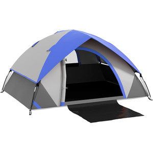 Outsunny 2 Man Camping Tent with Carry Bag, 3000mm Waterproof by Outsunny