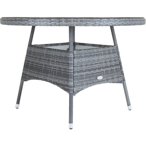 Garden Outdoor 6 Piece Rattan Dining Set Grey - Grey by Charles Bentley