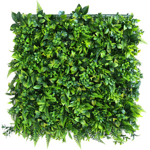 Premium Artificial Green Fern Living Wall Panel 50cm x 50cm - Green by True Products