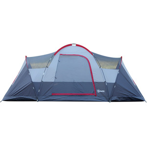 Outsunny 5 to 6 Man Dome Camping Tent - Grey by Outsunny