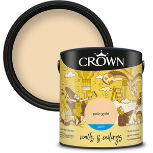 Crown Matt Breatheasy Emulsion Paint - Pale Gold by Crown Paints