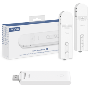 Smart Home Roller Shade Driver E1 Twin Pack with Aqara Hub E1 - White by SHARP