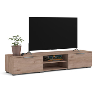 Match 2-Drawer 2-Shelf TV Unit - Oak