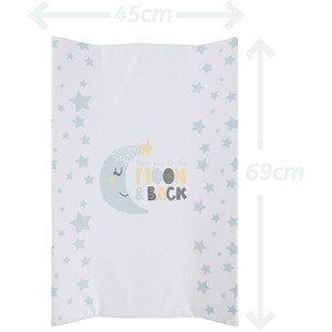 Anti-Roll Wedge Baby Changing Mat - Love You To The Moon / Love You To The Moon by Babycurls