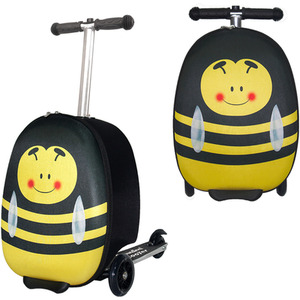 Children's Suitcase with Fold Down Scooter by Groundlevel