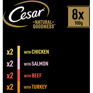 Cesar Natural Goodness Wet Dog Food in Sauce by Cesar