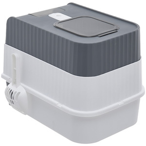 Fully Enclosed UV Sterilization Cat Litter Box by Livingandhome