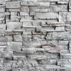 Slate Wall Grey Wallpaper - Grey