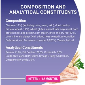 Purina One Dry Kitten Food - 750g by Purina One