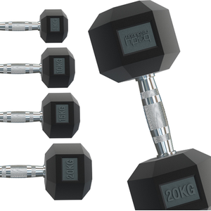 Hex Dumbbells by Body Revolution