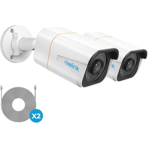Reolink 4K Bullet Add-on Camera Twin Pack - White by Reolink
