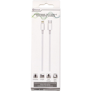 Lightning to Type-C Charging Cable 1m - White