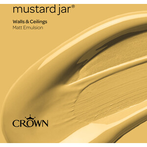 Crown Matt Breatheasy Emulsion Paint - Mustard Jar by Crown Paints