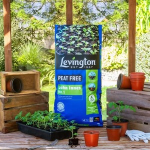 10L John Innes Compost No1 Peat Free - Brown by Levington