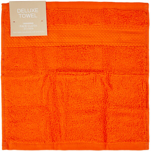 Deluxe Face Cloth - Tangerine