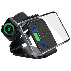 Three-in-One Foldable Magnetic Wireless Charger