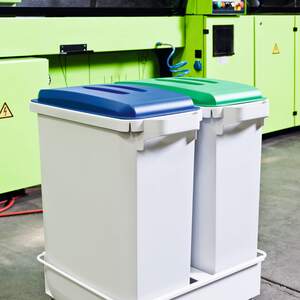 Durable DURABIN Waste Bin Lid for 60 Litre Bin - Blue / 275cm by Durable