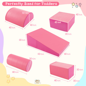 5 Pcs Kids Climb and Crawl Activity Playset by Costway