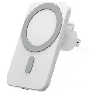 In-Car Wireless Magnetic Charger - White