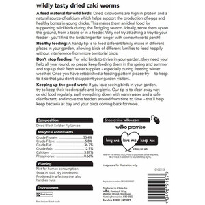 Wild Bird Wildly Tasty Dried Calci Worms 500g