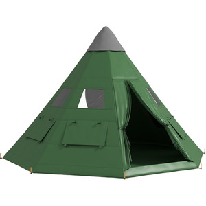 Outsunny 6 Men Tipi Tent by Outsunny