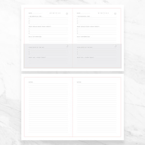 Myga Five Minute Journal - Black by Myga