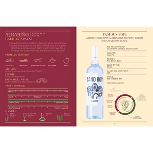 50 Wines You Need To Try Gift Book Sipper To Sommelier - Wine Gift Book - Black by Boxer Gifts