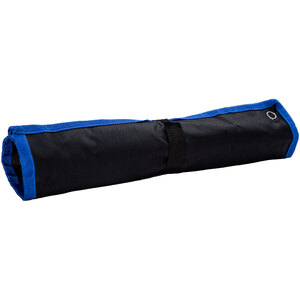 Spanner Set - Double-Ended Wrench, 5-Piece, 8 - 22 mm, Including Roll Bag - Black by tectake