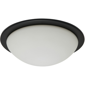 Arwel LED Bathroom Glass Dome Flush Ceiling Light by Litecraft