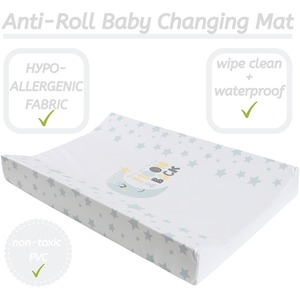 Anti-Roll Wedge Baby Changing Mat - Love You To The Moon / Love You To The Moon by Babycurls