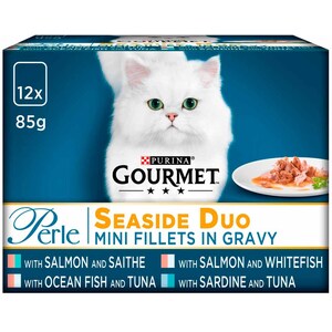 Pack of 12 Purina Gourmet Perle Seaside Duo Pouches by Purina Gourmet