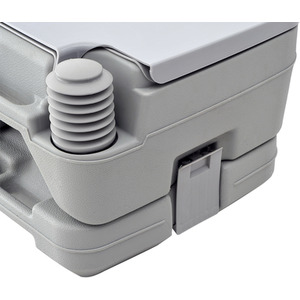 HOMCOM 10L Portable Travel Toilet - Grey by HOMCOM