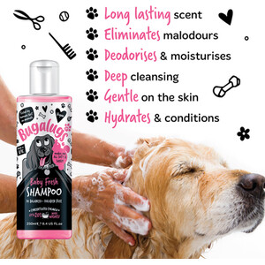 Bugalugs Baby Fresh Dog Shampoo 250ml - Pink by Bugalugs