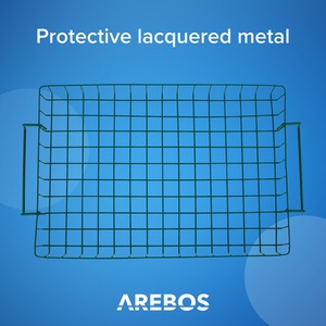 Hand Truck Garden Cart With Tread Tires - Green by Arebos