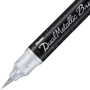 Pentel Arts - Dual Metallic Brush Pen - Metallic Ink - Single Pen by Pentel