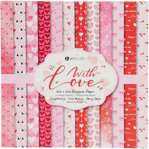 With Love Paper Pad by Art Studio