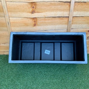 Brick Effect Trough Planter 60cm - Grey by Strata