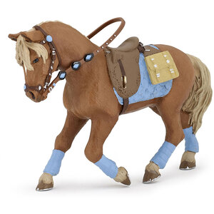 PAPO Horse and Ponies Young Rider's Horse Toy Figure - Black by PAPO