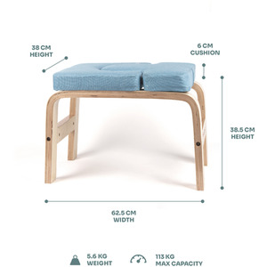Myga Yoga Inversion Stool for Headstands - Blue by Myga