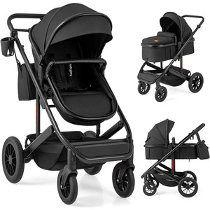 3-in-1 Newborn Stroller - Black by Costway