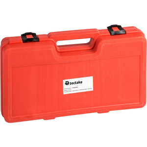 Hose Clamp Pliers And Hose Clip Pliers - 9-Piece Set, Case Included - Black & Red by tectake