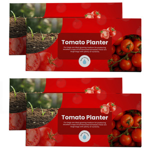 1 Bag 56 Litres Tomato Planter Nutrient Enriched Grow Bag For Stronger Roots - Brown by STORM TRADING GROUP