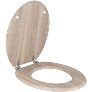 Wooden Effect Toilet Seat - Phantom Oak