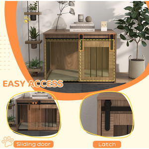PawHut Dog Crate Furniture with Removable Cushion by PawHut